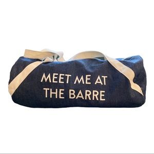 Meet Me At The Barre Retro Gym Bag